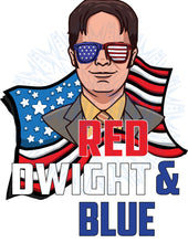 Load image into Gallery viewer, Red Dwight &amp; Blue
