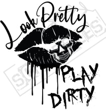 Load image into Gallery viewer, Look Pretty, Play Dirty Hoodie
