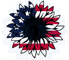 Load image into Gallery viewer, American Flag Sunflower
